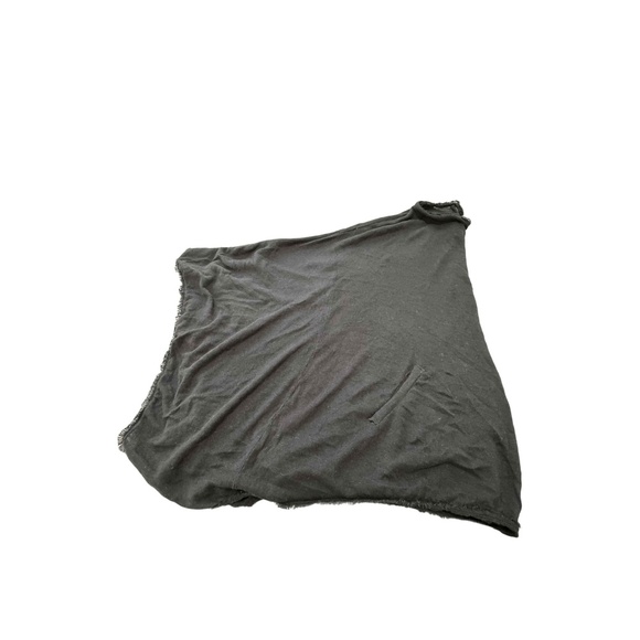 DiscargoCults Lagenlook Oversized Poncho Pullover Raw Hem, Darkwear Avantgarde - Picture 7 of 8